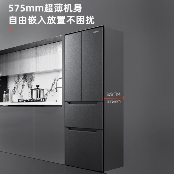 奥马(Homa)超薄系列253升薄款一级能效变频...