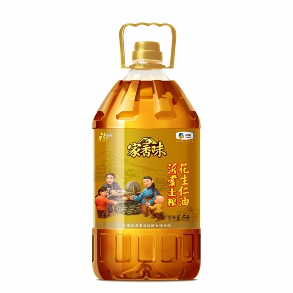 中粮福临门家香味沂蒙土榨花生仁油5L